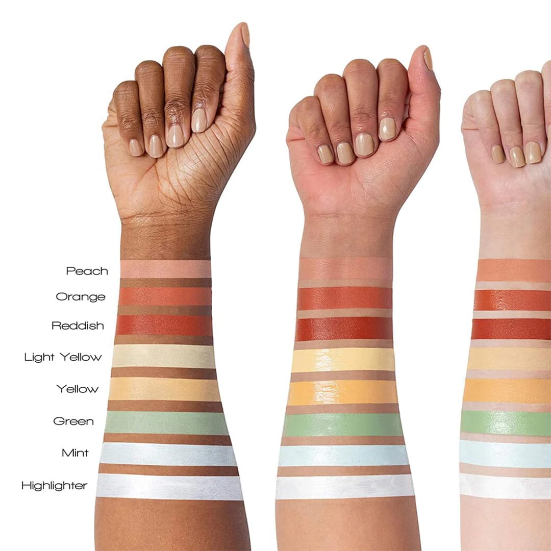 L.A GIRL Easily Blendable Concealer Corrector Peach For Face Makeup, Matte Finish Ultra Blendable Medium Beige - 8G (Vegan & Cruelty-Free) - Cream, Acne Prone