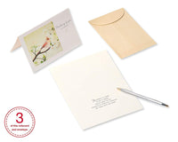 American Greetings Sympathy Cards Assortment with Envelopes, Floral (12-Count)