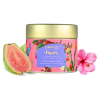 Light Up Flash Face & Body Brightening Ubtan - 3 Minute Facial,Goat's Milk,Marigold,Hibiscus,Rose,Guava & Vitamin C: Instant Glow,Tan Removal,Gentle Exfoliation,Natural Radiance,Bridal - 50 gm Scrub