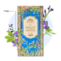 Kama Ayurveda Organic Indigo Powder, 100g & Nalpamaradi Thailam Skin Brightening Treatment- 50 ml