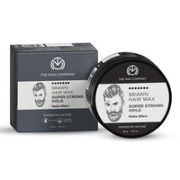 The Man Company Brawn Extra Stronghold Hair Wax for Men | Stylish Pomade Matte Finish | Hair Volumizer | Non - Sticky - 50gm