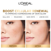 L'Oreal Paris Glycolic Bright Day Cream with SPF 17-15ml + Glycolic Bright Glowing Serum Sheet Mask