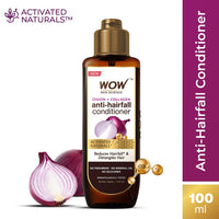 WOW Skin Science Onion Conditioner With Red Onion Seed Oil Extract, Black Seed Oil & Pro-Vitamin B5 - No Parabens, Mineral Oil, Silicones, Color & Peg - 100mL
