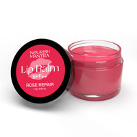Nourish Mantra Rose Repair Lip Balm with SPF/Made with Rose Extracts, Olive oil, Shea Butter, Vitamin E and Avocado Oil/For Dry, Chapped and Dark Lips/ 12gms