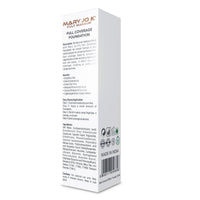 MARY JO K Full Coverage Foundation 02 – Matte & Radiant Finish, High Coverage & Long-Wearing – Customizable Texture for a Flawless Complexion – [30ml]