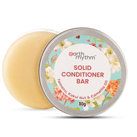 Earth Rhythm Organic Hair Conditioner for Frizz, Dryness, Splitends | Hydrates & Adds Shine & Volume| Contains Tamanu oil & Shea Butter| Men & Women | Sulphate and Paraben Free - 80g