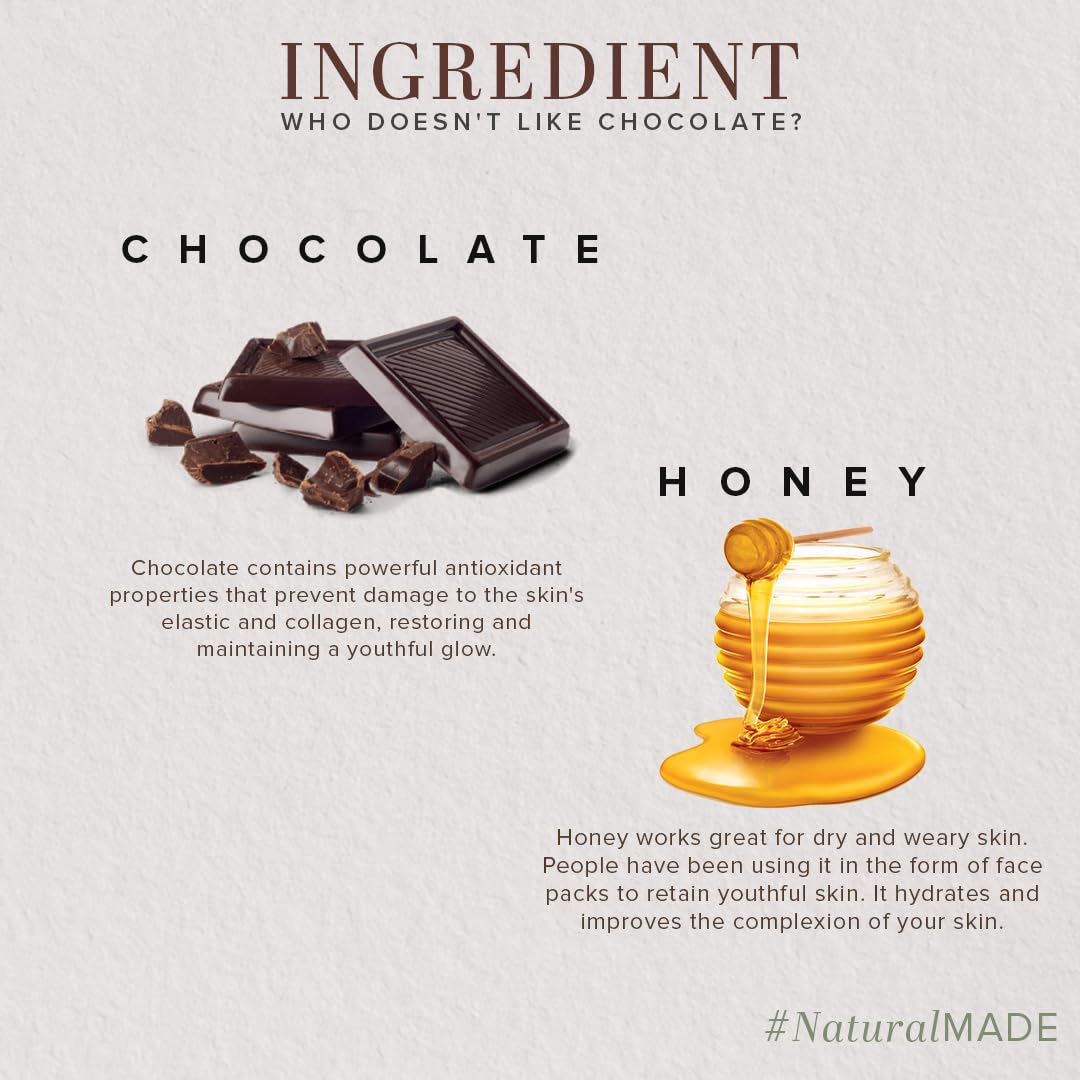 Khadi Natural Chocolate Honey Body Butter|Deeply hydrating|Restores skin glow|Prevents damage to aging skin|Suitable for all skin types|50 g