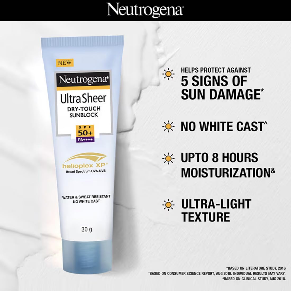 Neutrogena Ultra Sheer Sunscreen Best Value Combo (Pack of 3) – 80ml, 30ml & 30ml