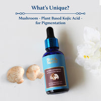 Blue Nectar Rice Water Kojic Acid Face Serum for Pigmentation & Dark Spots Removal | Anti Pigmentation Serum for Face with Mushroom (13 Herbs, 30ml)