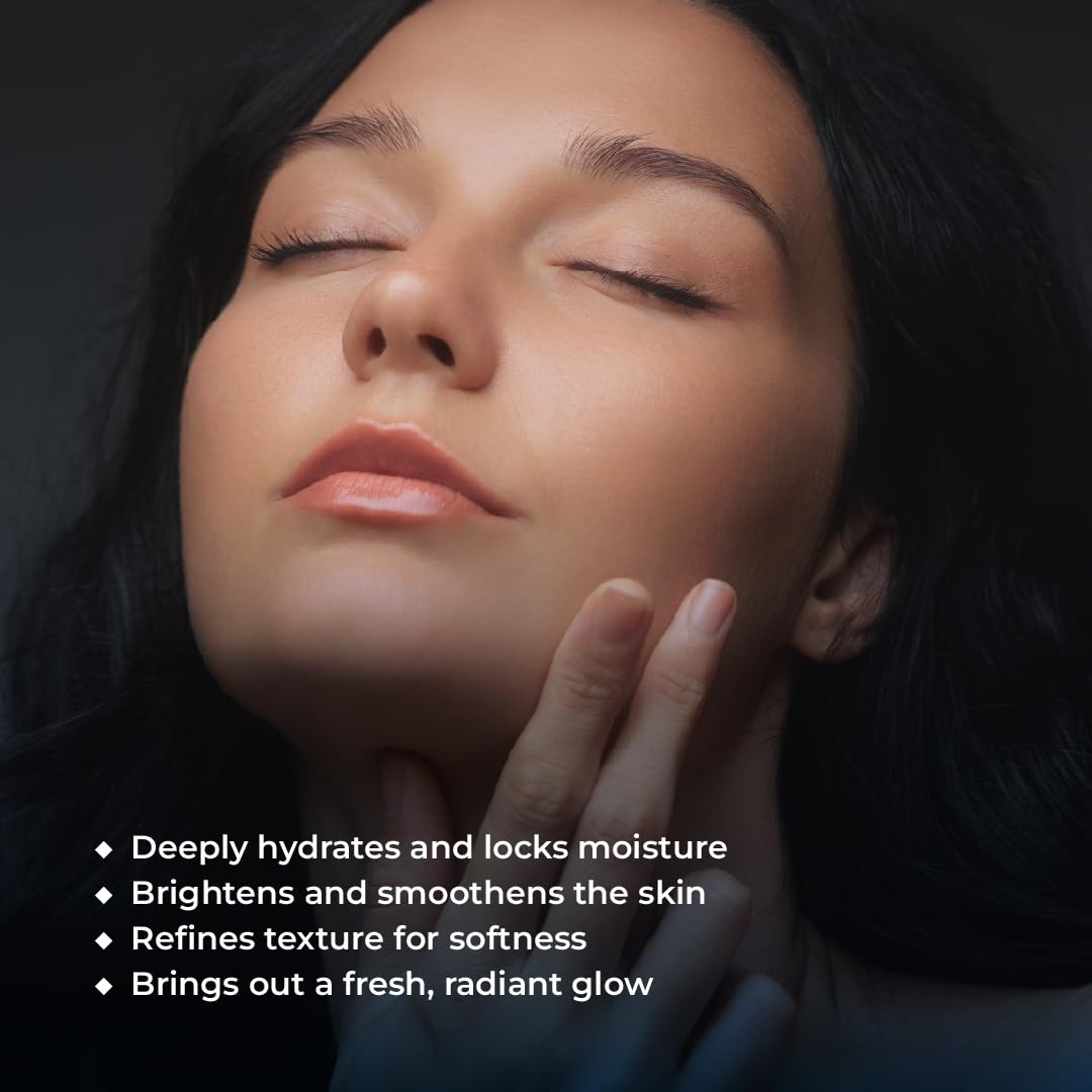 Kanpeki Hydra Shine 5-Step Facial Kit | Deep Hydration & Glow | With Shea Butter, Algae & Vitamin A | For Dry & Normal Skin | Brightening & Moisturizing