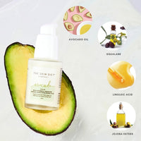 THE SKIN DIET COMPANY Avocado Serum for Women | Moisture Boost, Non-Sticky, Fades Hyperpigmentation | Hyaluronic Acid & Vitamin E for Glowing Skin (15ml)