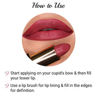 Iba Long Stay Matte Lipstick for Women- M19 Nude Alert, 4g | Creamy Matte Finish & Smooth Texture| Long-Lasting | Hydrated Lips | Enriched with Vitamin E| Intense Colour & Highly Pigmented | Lip Makeup