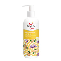 Mylo Veda Ubtan Body Lotion-275ml for Glowing Skin with the Goodness of Nalpamaradi Oil, Turmeric, Cocoa Butter & Shea Butter, Free from Parabens, Sulfates, Phthalates, Mineral Oil for All Skin Types