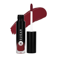 SUGAR Cosmetics Mousse Muse Lip Cream | Lasts 24+ Hrs | Creamy Mousse Lipstick | Waterproof & Smudgeproof | 5ml - 05 Red Balloon
