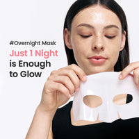 Bio-Collagen Overnight Face Mask | Korean Glass Skin Hydrogel Mask for Deep Hydration, Pigmentation, Anti-Aging & Pore Minimizing | Hyaluronic Acid, Niacinamide, Vitamin E & Centella