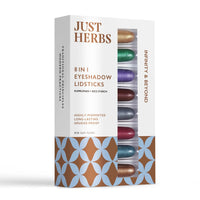 Just Herbs 8 In 1 Herbal Metallic stick-Shimmery Finish - 12Gm& 8 In 1 Herbal Metallic stick-Shimmer Finish - 12Gm (Herbi -Wore) Combo, Multicolor