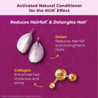 WOW Skin Science Onion Conditioner With Red Onion Seed Oil Extract, Black Seed Oil & Pro-Vitamin B5 - No Parabens, Mineral Oil, Silicones, Color & Peg - 250 ml