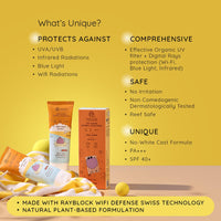 Little Rituals Mineral Baby & Kids SUNSCREEN Lotion Daily Use for Baby & Kids (0-15 years), SPF 40 PA+++ I No White Cast I UVA/UVB/IR + DIGITAL Wi-Fi & Bluelight Protection| Hypoallergenic| SWISS Technology | 75 gm