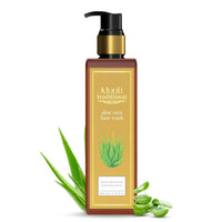 Khadi Traditional Premium Aloe Vera Face Wash for Men and Women, Moisturizing Facewash Suitable for All Skin Types, Natural Cleanser for Healthy Skin, Paraben & SLS Free for Daily Usage, 200 ml