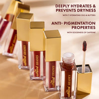 mCaffeine Shades Velvet Blur Matte Liquid Lipstick | 12 Hrs Intense Stay | Lightweight & Non-drying, Blurs Lip Creases | Transferproof & Smudgeproof | 4 ml - Passionate Crimson (Iconic Pink)