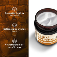 Ustraa Beard Growth Oil - 35ml - More Beard Growth, With Redensyl, 8 Natural Oils including Jojoba Oil & Beard Softener Woody - 100g - Softens and nourishes your beard without Sulphates or Parabens