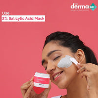 The Derma Co 2% Salicylic Acid Clay Face Mask for Men and Women for Acne & Blemish Prone Skin - 50 g(dermaco)