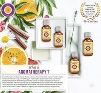 Deve Herbes Pure Lavender Essential Oil (Lavandula angustifolia) with Glass Dropper Steam Distilled 30ml