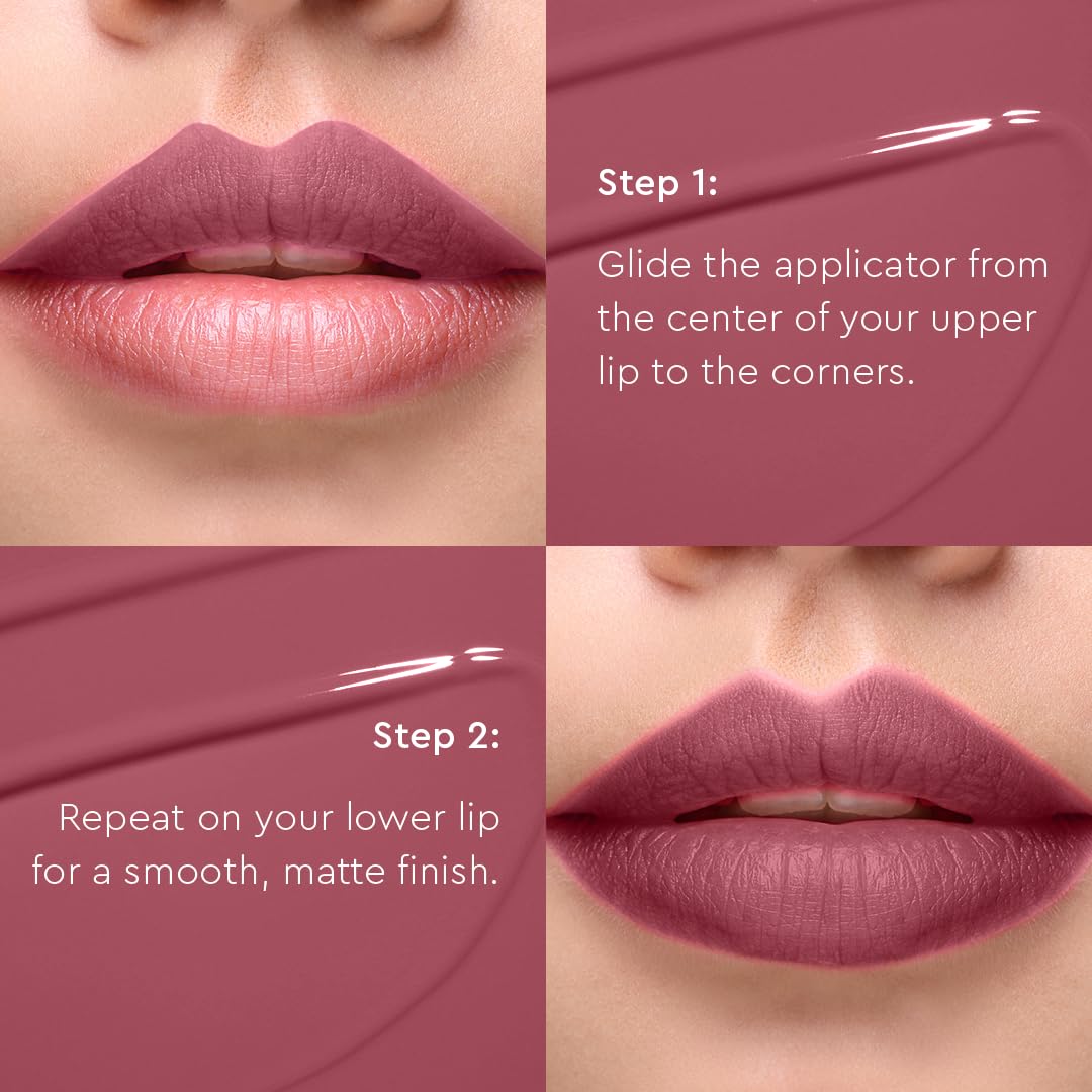 C2P Pro Liquid Lipstick Waterproof Matte Orange Lipsticks for Women | Long Lasting Smudge Proof | Infused with Argan Oil, Vitamin E | Cruelty Free, Vegan - Celeb Secret (Liquid Lipstick Kiara, 2 ml)