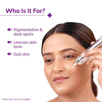 The Derma Co. 20000 PPM Kojic Acid Microneedle Face Serum Shot for Pigmentation Correction & Skin Renewal | 5x Higher Penetration | Enhances Collagen Production | Alpha Arbutin | For Dark Spots Reduction -10g