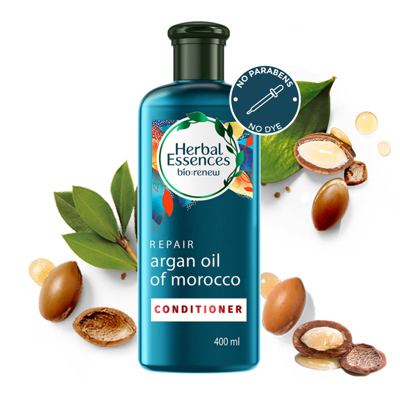 Herbal Essences bio:renew Argan Oil of Morocco CONDITIONER, 400ml | No Parabens No Colourants