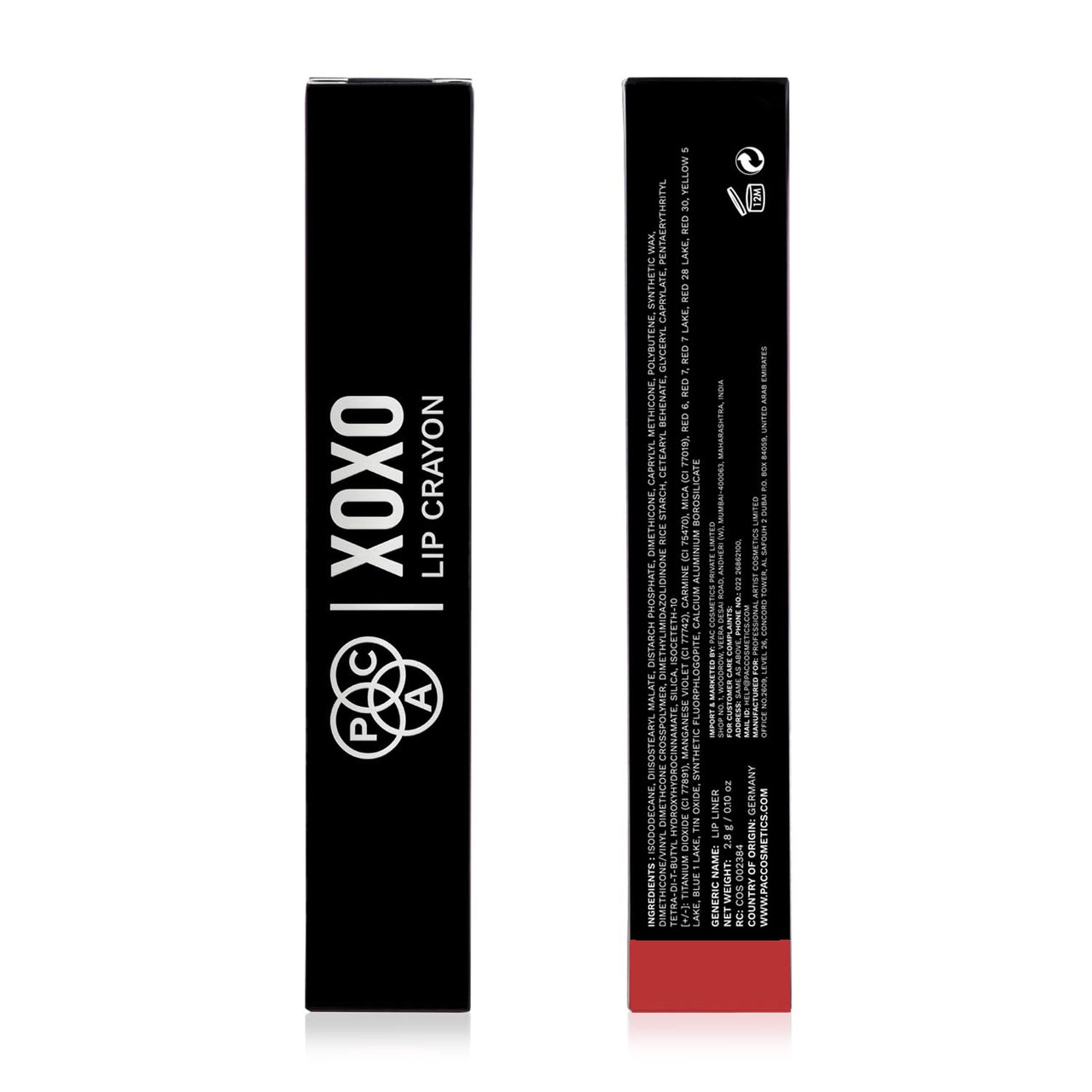 PAC XOXO Lip Crayon (Kiss and Tell)
