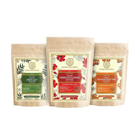 KHADI NATURAL Organic Powder Pack of 3 (Neem + Hibiscus + Orange Peel) (Net Qt. 3x100) 300gm