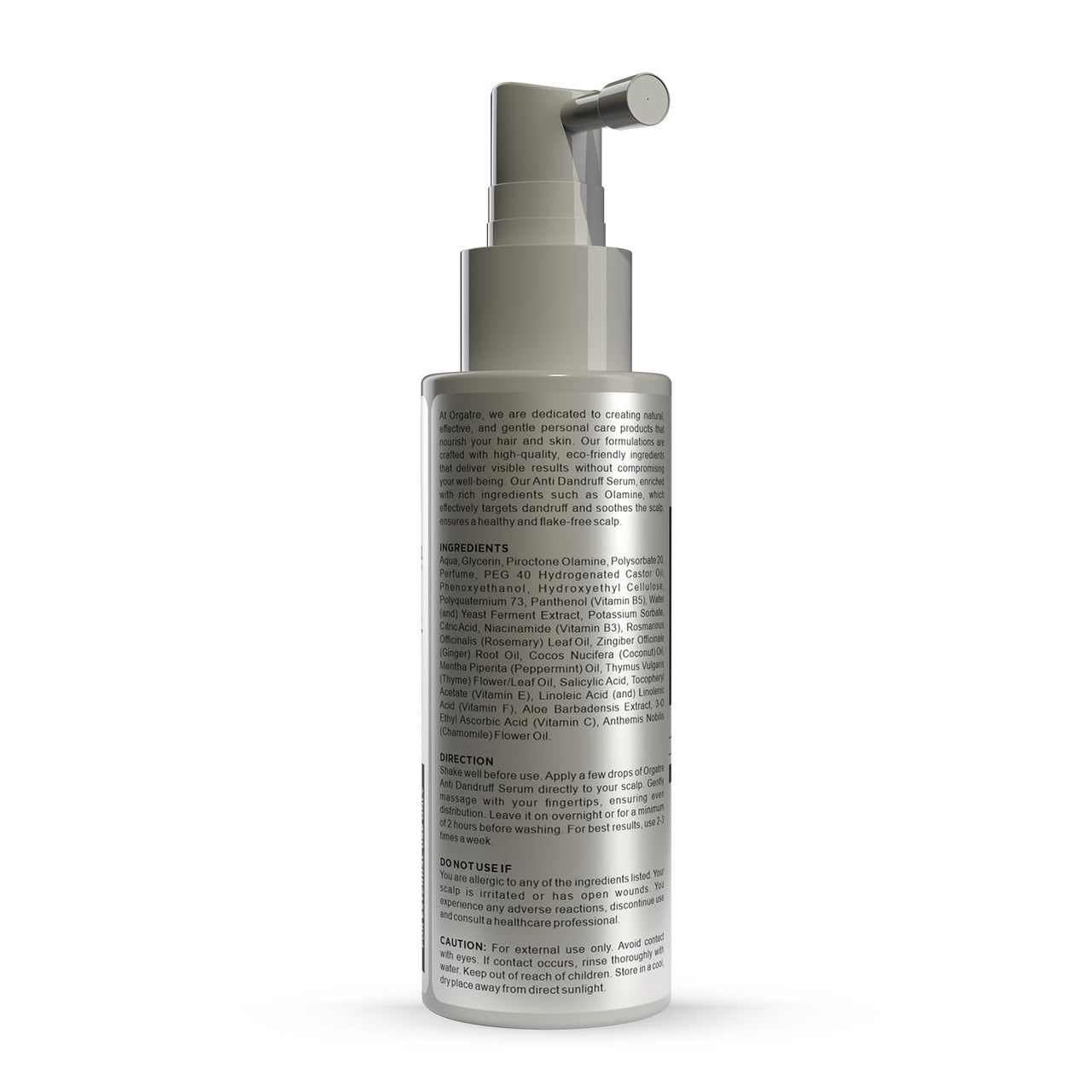 ORGATRE Anti Dandruff Hair Serum | Treatment for Dandruff, Flaky & Dry Scalp | Scalp Serum for Hair Growth & Hair Fall Control | Post Shampoo Hair Serum for Men & Women | 50ml