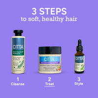 CITTA Deep Conditioning Hair Mask | Argan Oil & Goji Berry for Frizzy, Dry & Damaged Hair | Hair Smoothening & Strengthening | Prevents Hair Fall & Breakage | For All Hair & Scalp Types | 100 gm
