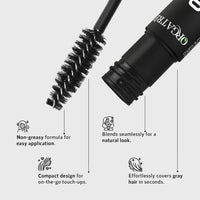 Orgatre Quick Gray Hair Touch Up Stick for grey hair 4.5ml | Instant Gray Coverage | Semi Permanent | Black Color | Smudge-Proof & Long-Lasting | Ideal for All Hair Types | Enriched with Almond & Olive Oil (black 4.5 ml, Pack of 1)