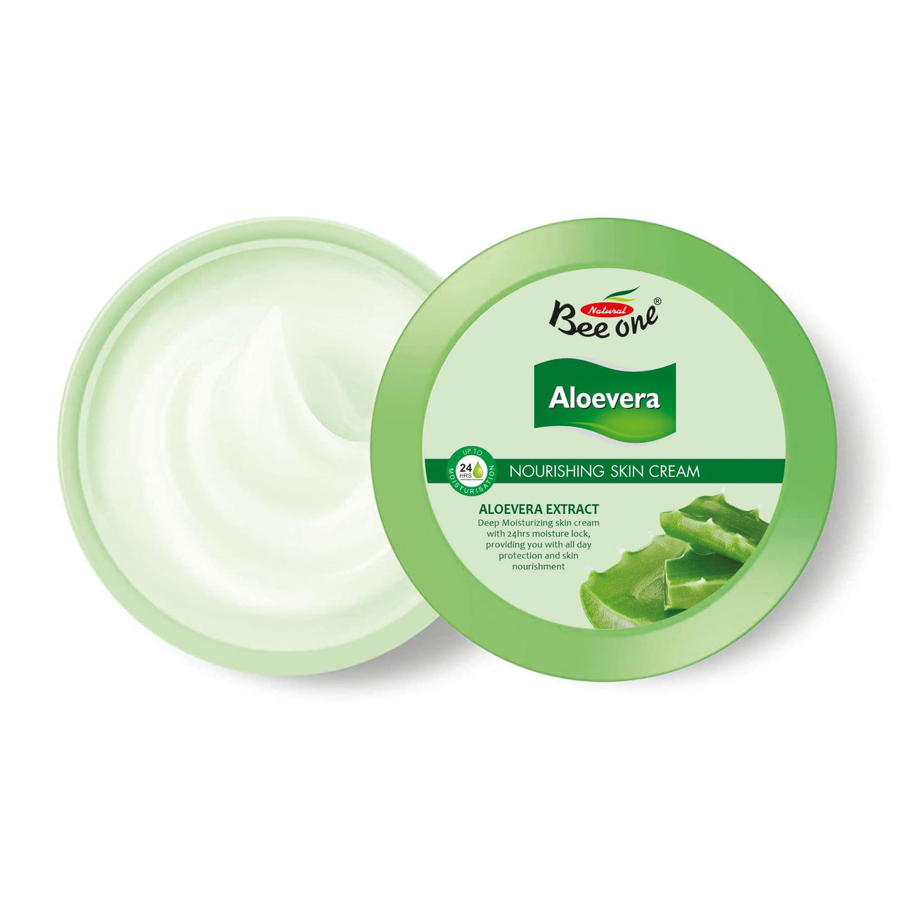 BEE ONE Aloevera Massage Cream 800ml Skin Brightening Moisturizing Day Cream for Men and Women Daily Use Hand and Skin Moisturizer