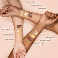 Earth Rhythm Glow Set Go Multipurpose Strobe Cream Spf 50 Pa++++, Shimmery | Used As Moisturizer, Primer, Highlighter | Cocoa Butter, Vitamin E, Willow Bark Extract - Bronze Age - 40Ml