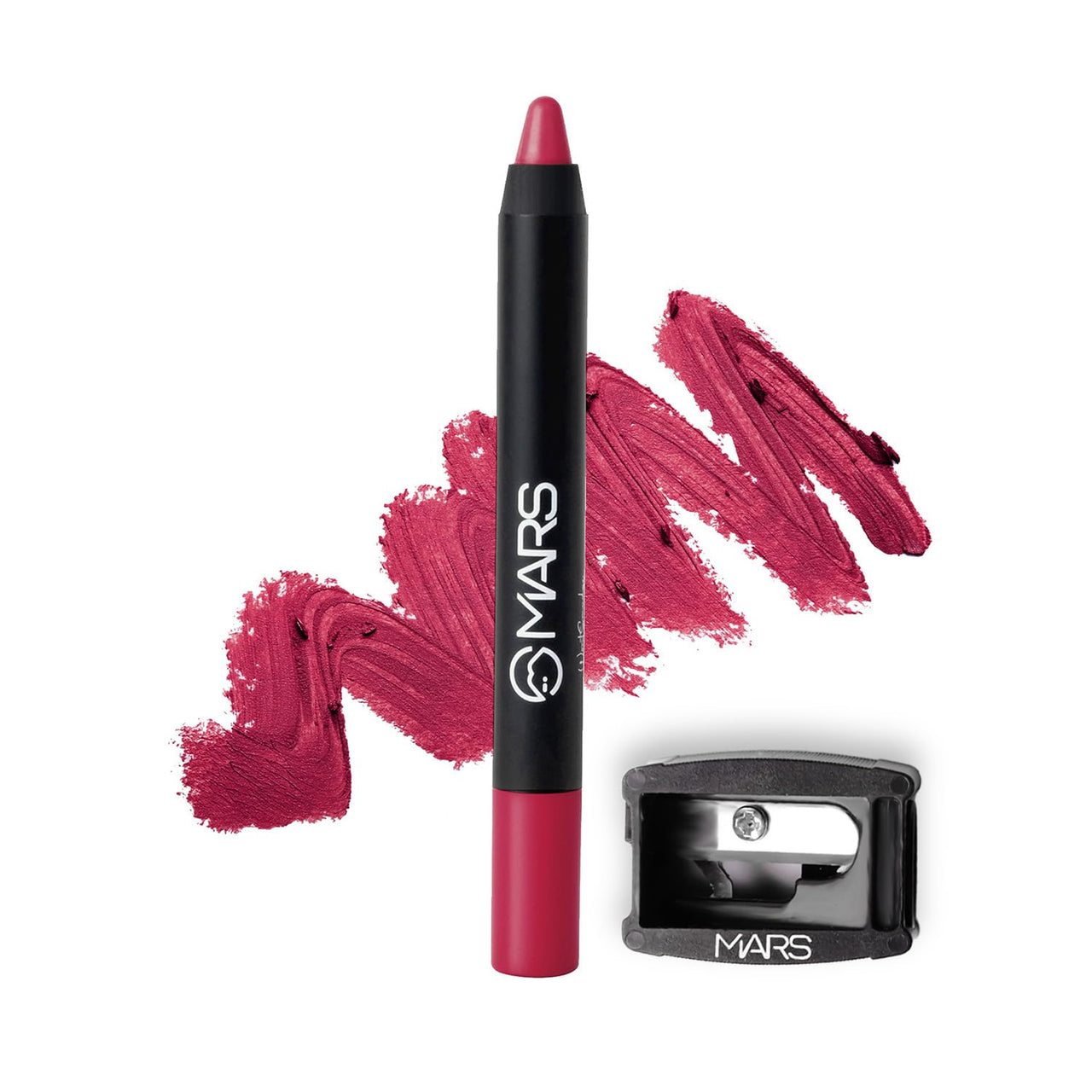 MARS Long Lasting Crayon Lipstick up to 12 Hours Stay | Matte Finish | Waterproof | Won't Smudge Won't Budge Lip Crayon (3.5 gm) (18-I Am Confident) BB Cream Lightweight Foundation (30 ml) (Tan)