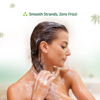 Hampa Hemp Lush Hair Shampoo 200ml, Sulphate and Paraben Free, Deeply Nourished Scalp and Hair, Hairfall Control, Hair Growth, 100% Natural, Herbal Ingredients, All Hair Types