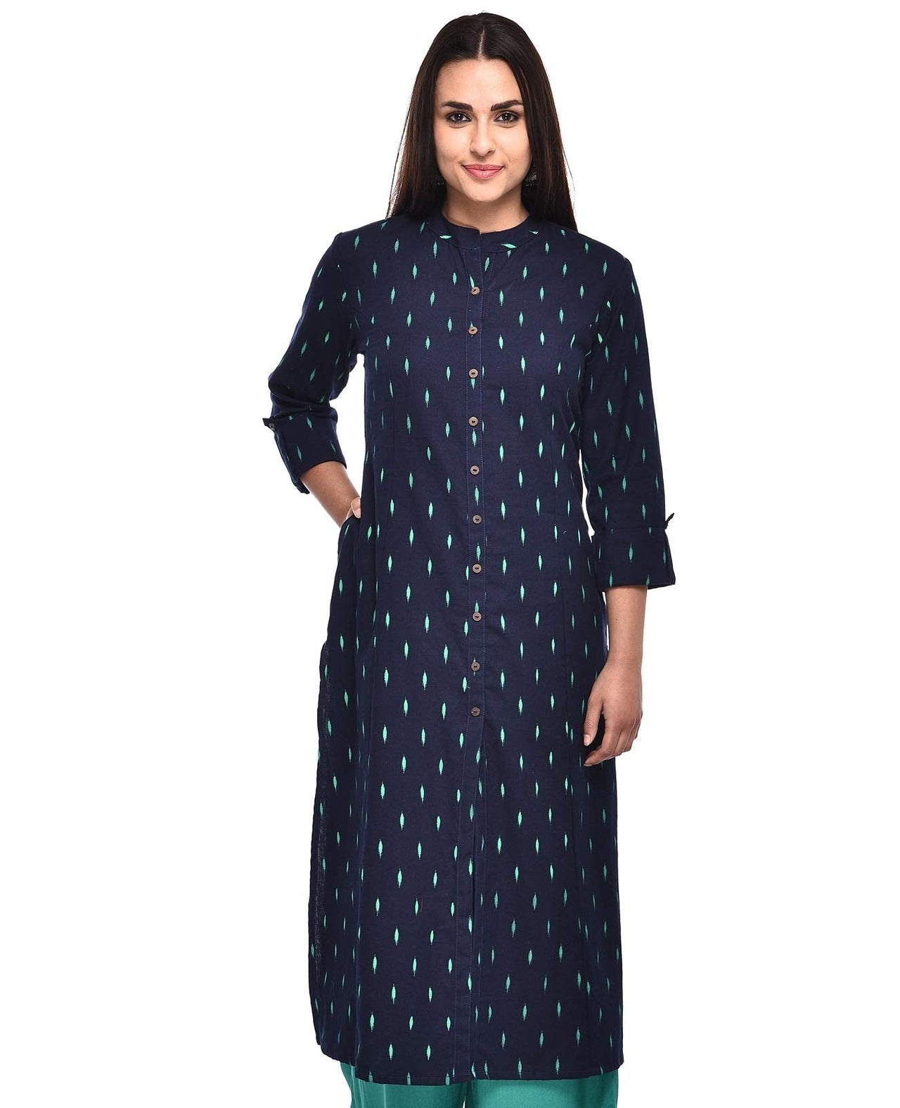 Pistaa's  Women's  Cotton Regular Kurta