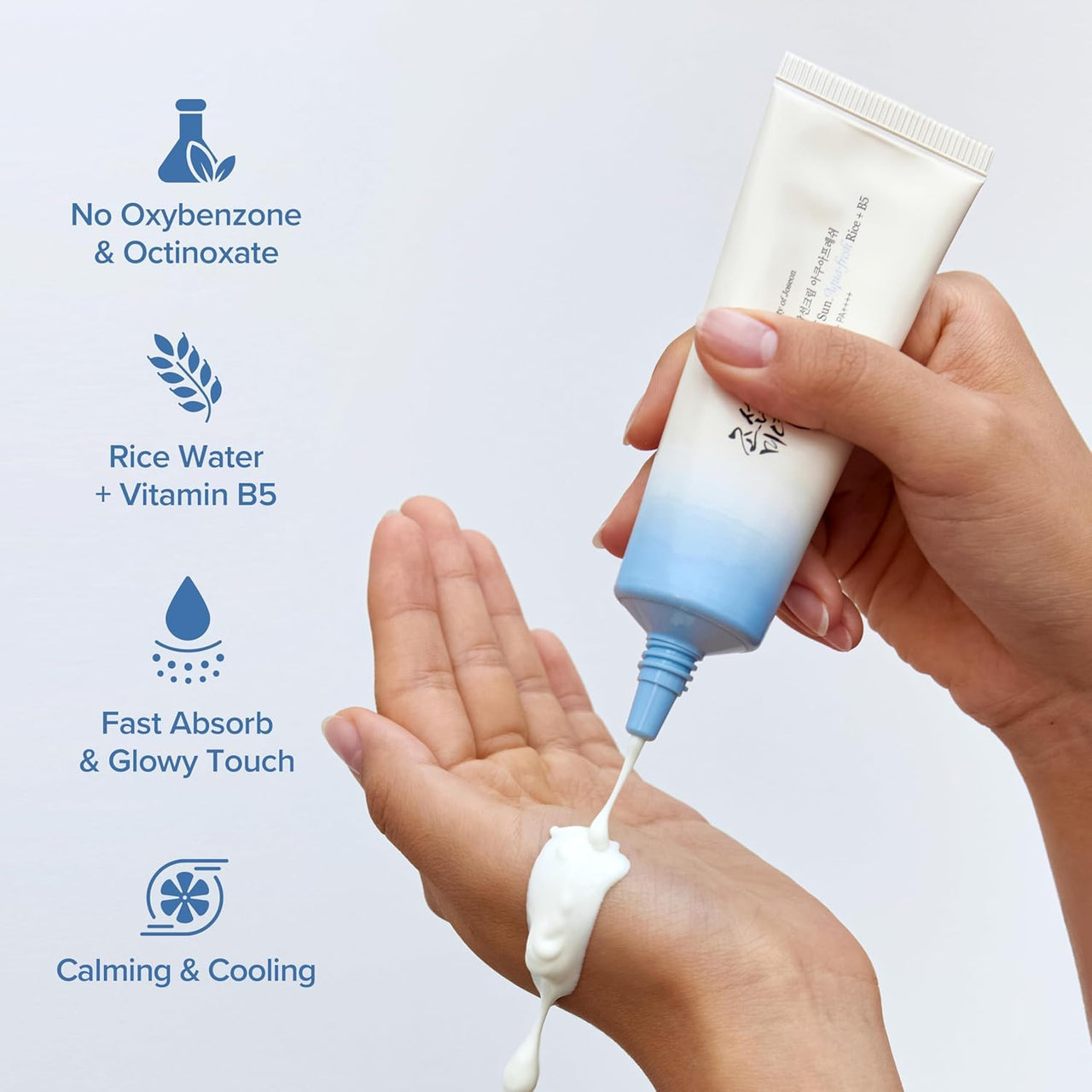 [Beauty of Joseon] Relief Sun Aqua-fresh Rice + B5 Sunscreen SPF 50+ PA++++ (50ml) | Lightweight, No White Cast, Cooling & Hydrating, For All Skin Type