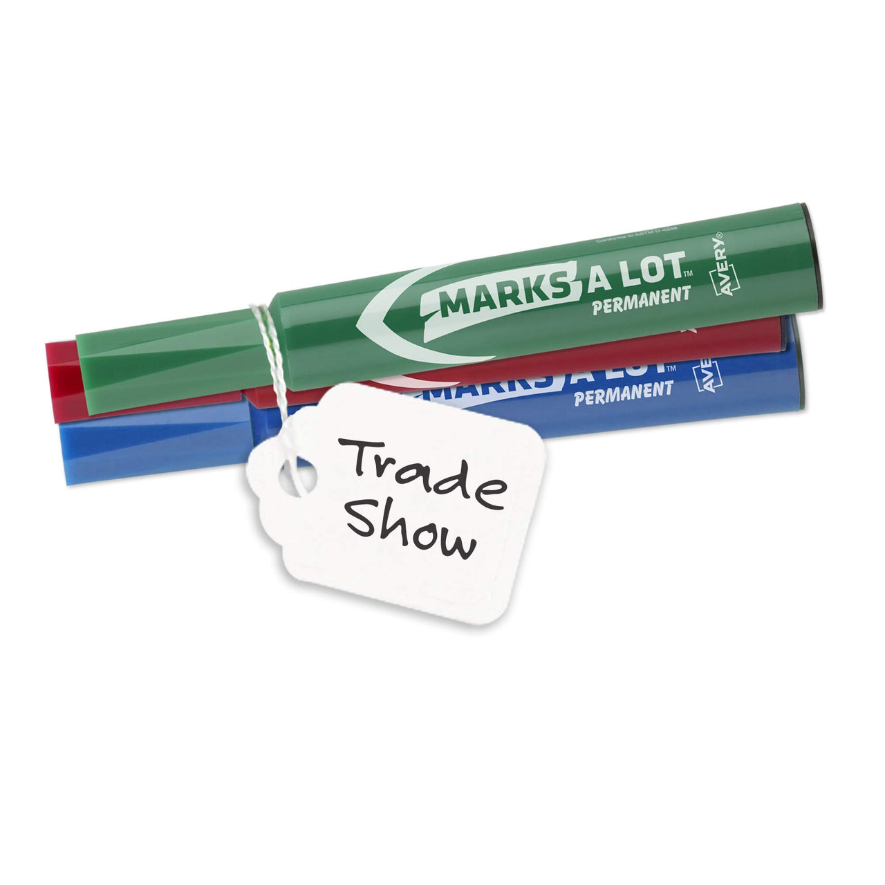 Avery Marking Tags with String Attached, 2-3/4" x 1-11/16", White, 3 Pack, 300 Tags Total (5644)