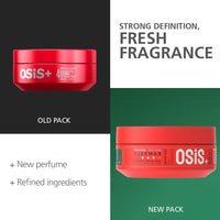Schwarzkopf Professional Osis+ Flexwax Strong Hair Styling Cream Wax I Provides Grip And Natural Shine I Easy To Apply And Wash | Medium Hold | Suitable Of All Hair Types | For Men And Women | 85 Ml