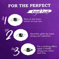 Clumsy Cat Eyes Kajal Pencil for Women - Enriched with Almond Oil & Vitamin E | Long Lasting, Smudge Proof & Waterproof | Smooth & Soft | Use as Kajal or Eyeliner - Nimbu Mirchi (Green)