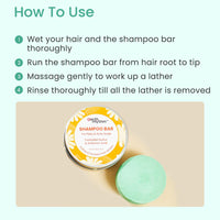 Earth Rhythm Anti-Dandruff Shampoo Bar for Itchy & Flaky Scalp | Men & Women | Contains Arnica Peppermint & Menthol Extracts | Sulphate & Paraben Free - 80 g (Tin)