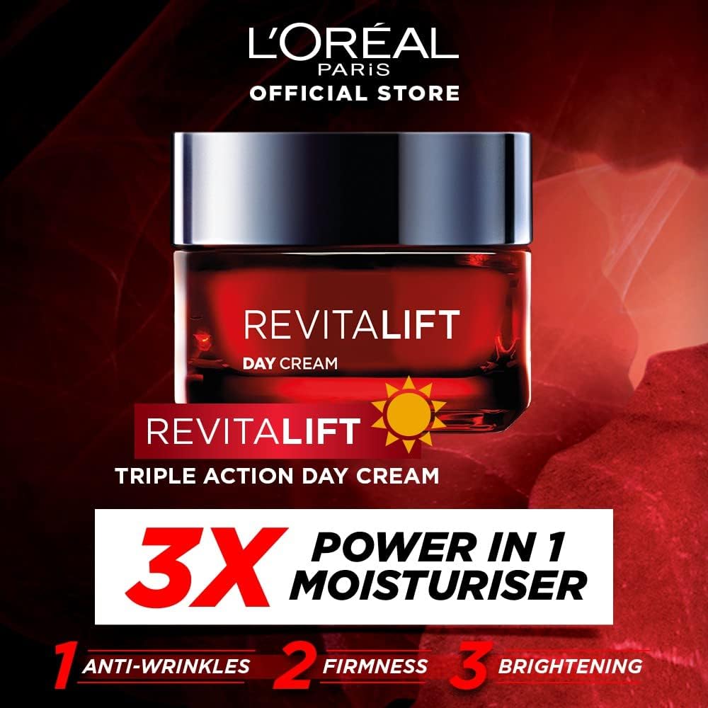 L'Oreal Paris Anti-Ageing Revitalift Laser Renew Advanced Rejuvenating Day Moisturiser, 50Ml