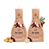 Nat Habit Raw Potato Underarm Ubtan & Scrub For Brightening, Softening, Odour Control & Remove Darkness With Tamarind & Zero Chemical (40gm X Pack Of 2)