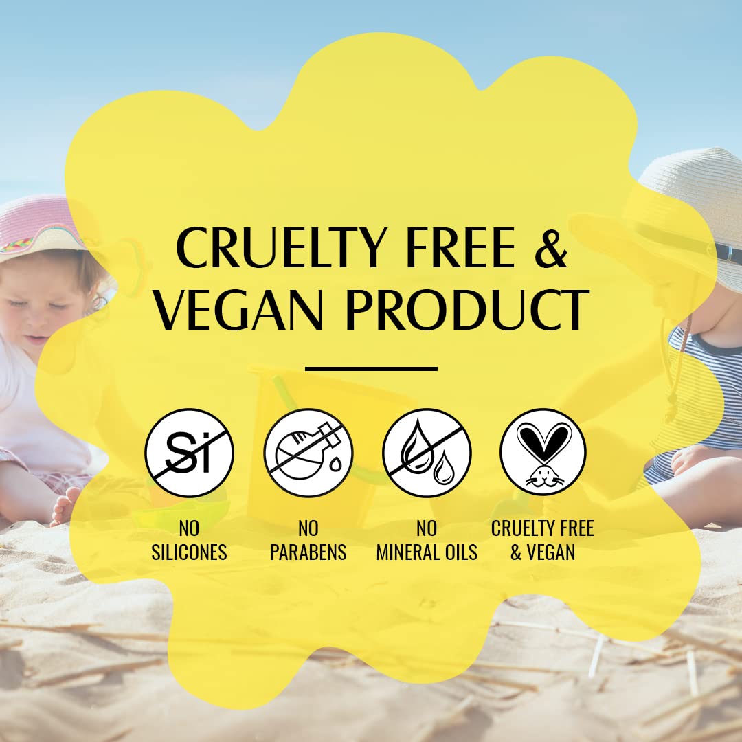 Mom & World Mineral Based Kids Sunscreen Spray SPF 50, Water Resistant, UVA/UVB PA+++, 120ml - Safe for Baby and Kids
