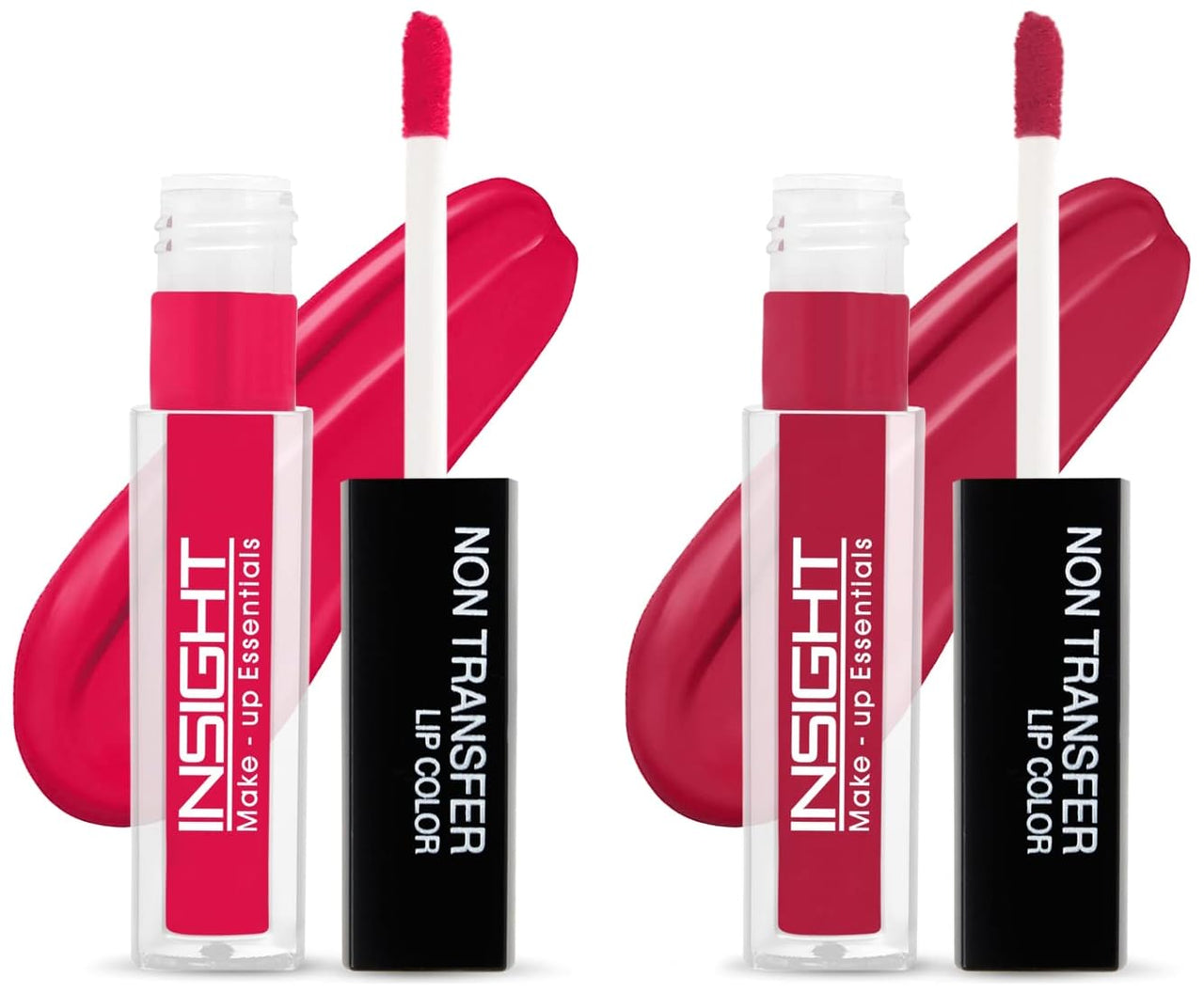 INSIGHT Non Transfer Matte Lip Color, 4Ml (10 Soft Rose) & Matte Lip Color, 4Ml (05 Cocoa Plum)