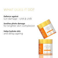 VLCC Clinic ProDefense All Day Cream SPF 30-100g | Defense Against Sun Damage | Powered By Pomegranate + Kombucha | Anti-UVA & UVB, Anti-Photo Damage for Brighter Skin Complexion